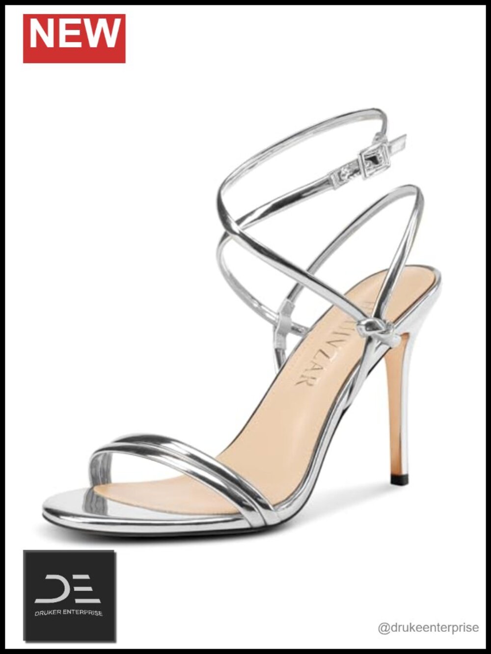 Strappy Lace-up Stiletto High Heel Sandals Open Toe Ankle Strap Party Dress